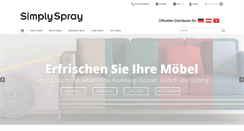 Desktop Screenshot of fabricspray.de